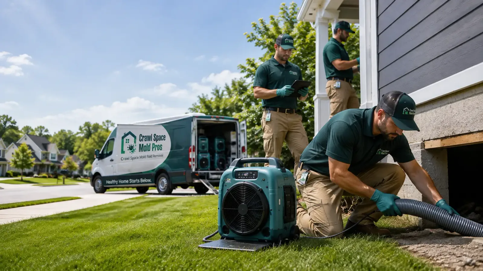 Crawl Space Mold Removal in Silver Lake, OR